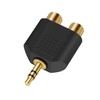 ANDTOBO 3.5 mm TRS to Dual RCA F (2-Pack), 3.5mm
