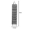 Tiardey 16pcs Hanging Legging Storage Organizer,Foldable Clothes Storage Hanging Bag,Clothes