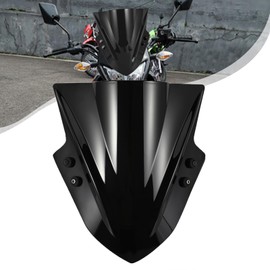 BAOUFF Motorcycle Windshield for Hawk 250,Dirt Bike Windscreen for Hawk 250cc-Black