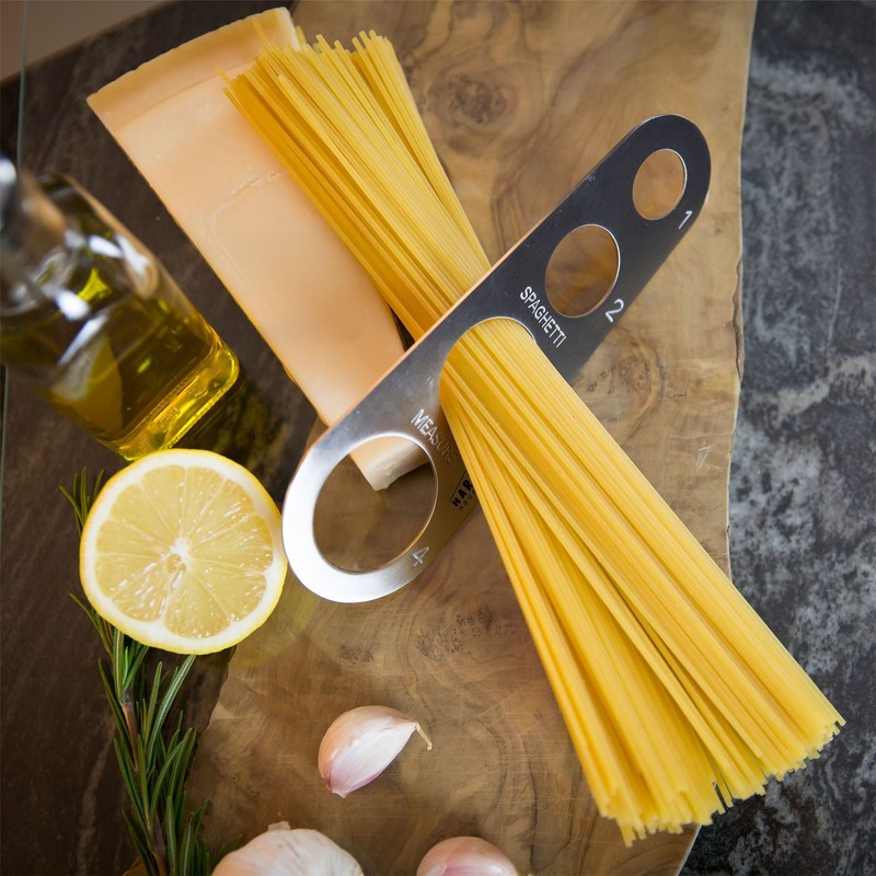 Harbour Housewares Stainless Steel Spaghetti Measure Utensil for 1-4 People
