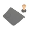 2Pcs Coffee Tamp Mat Integrated Silicone Coffee 90 Degree Corner