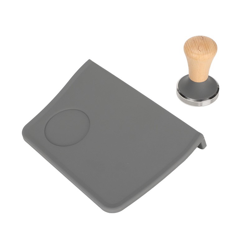 2Pcs Coffee Tamp Mat Integrated Silicone Coffee 90 Degree Corner