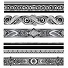 5 Sheets Temporary Bracelet Tattoos Tribal Tattoo Maori Design Tattoos