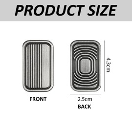 1 Piece Poker Push Card, Three Layer Metal Push Card, Decompression Toy Card, Slider Toy, Finger Spinner Toy, Magnetic Coin Slider (Silver)