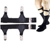 Mens Sock Garters Belt Adjustable 2-pack Sturdy Clip Suspenders