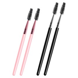 4 Eyelash Brushes, Portable Eye Brush, Reusable, Suitable For Eyelash Extension, Eyebrow Brush Makeup, Eyelash Comb.
