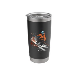 Freestyle Skier Stainless Steel Insulated Tumbler
