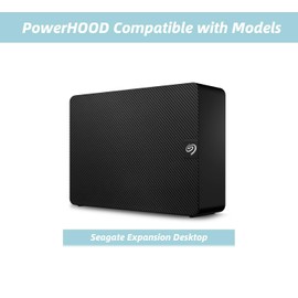 PowerHOOD 12V AC/DC Adapter Compatible with Seagate Expansion Desktop 4TB 6TB 8TB STKP4000400 STKP8000400 STKP12000400 External Hard Drive Model ADS-25D-12 12018E Power Supply Cord Charger Cable PSU