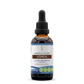Secrets of the Tribe Usnea Tincture Alcohol-Free Extract, Usnea (Usnea spp.) Dried Lichen 2 oz