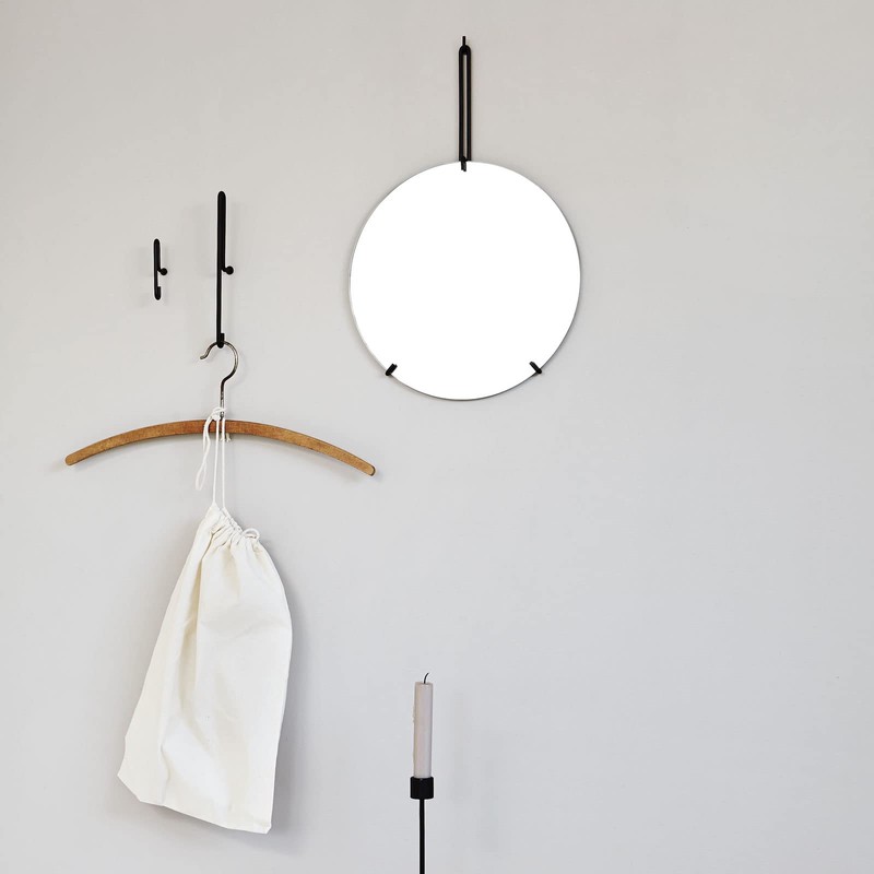 MOEBE WALL HOOK Wall Hook, Small, Small, 2 Pieces Brass