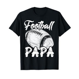 Football Papa For Men Family Matching Players Fathers Day T-Shirt