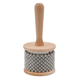 CENPEK High Quality Cabasa Percussion Musical Instrument Wooden with Metal Bead Chain