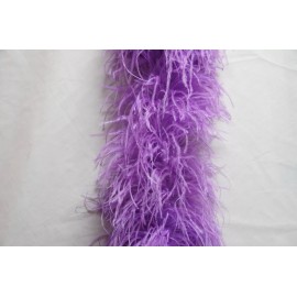 Perial Company 6 ply ostrich feather boa lavender /Lilac .6 feet long