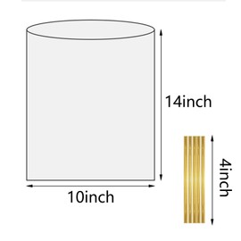 KIUSOWAYD 10 x 14 Inch, 100 Pcs Clear Cello Cellophane Goodie Bags with 100Pcs Twist Ties, Party Favor Packaging, Gift Mug Wrapping, Food Storage