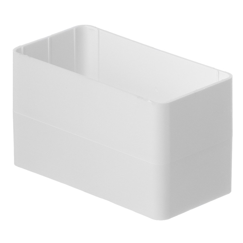 Steinberg14 White 220x55mm | 8x2 inch Flat Ducting Connector -