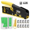 Yankok [HT718 RJ45 Pass Through Crimp Tool Kit] with Network