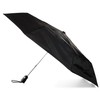 totes Automatic Open Close Water-Resistant Travel Folding Umbrella, (Black)