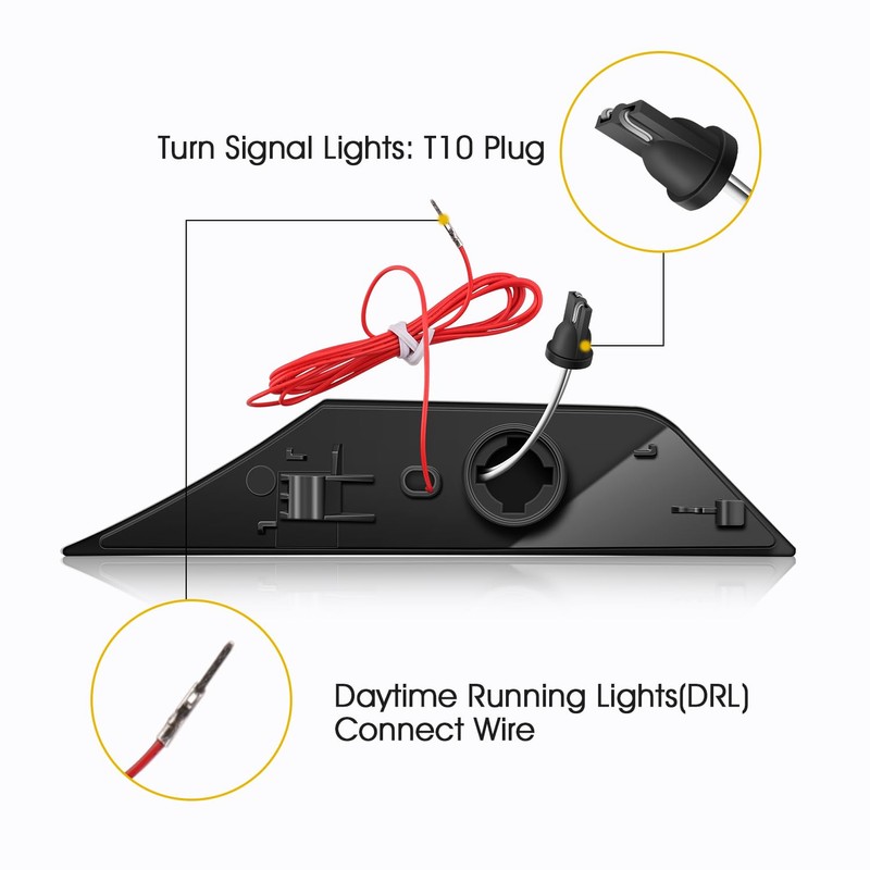WinPower Indicator Daytime Running Lights 2-in-1 Side Marker Direction Indicator