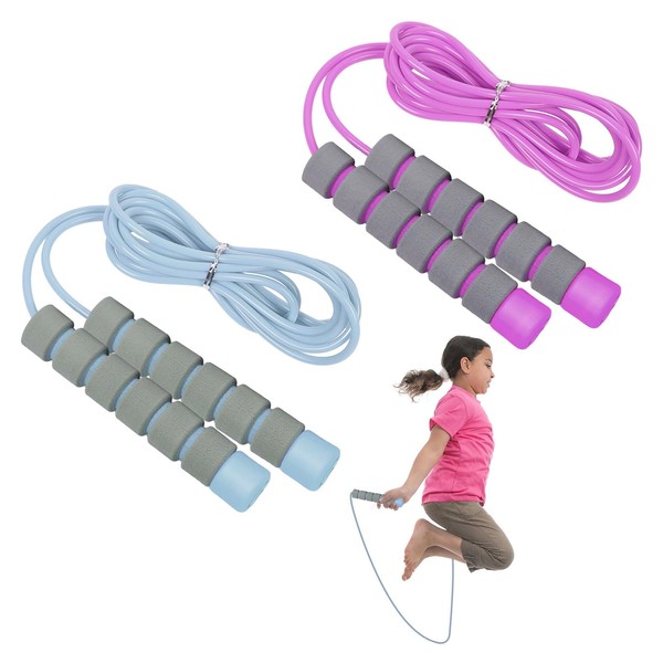 Skipping Rope Kids,2 PCS Adjustable Jkids Skipping Rope,2.6m Skipping Rope