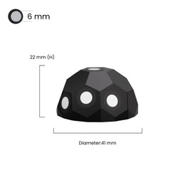 Revopoint 6 Pieces 3D Magnetic Dome Marker Kit for 3D Scanning, 3D Scanning Markers for 3D Scanners, 3D Tracking Dots for Preventing Tracking Loss and Enhance Accuracy, 3D Reference Point Marker