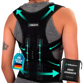 Dimedsion Posture Corrector Back for Men and Women, Back Straightener with Pocket, Posture Corrector for Men, Straight Back Straightener, Posture Corrector Men, Posture Corrector Women (M)