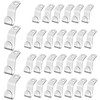 HUSAIHU 40 Pieces Clothes Hangers Space Savers, Transparent Clothes Hanger
