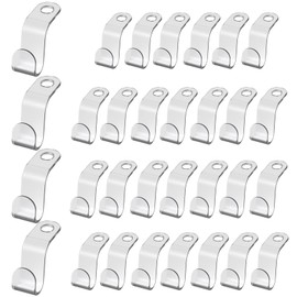 HUSAIHU 40 Pieces Clothes Hangers Space Savers, Transparent Clothes Hanger Connector Hooks, Hanger Connector Hooks for Wardrobe Organise Space Saving (Transparent)