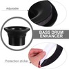 2X Bass Drum Enhancer ABS Rubber Bass Drum Kick Enhancer