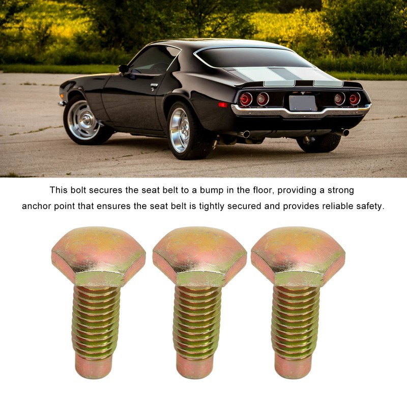 Seat Belt Bolts INL10528 13/16in Head Long and Short Bolts
