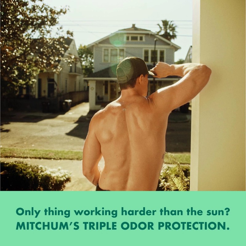 Mitchum Men'S Deodorant, Antiperspirant Stick, Triple Odor Defense 48 Hours