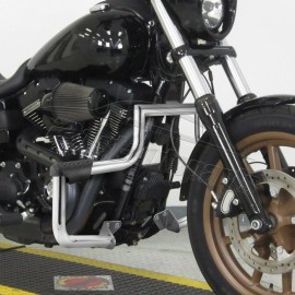 21ST Mustache Engine Guard Highway Crash Bars for Harley Dyna Super Glide Low Rider