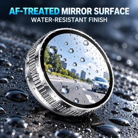 2-Pack Wide Angle Blind Spot Mirrors for Cars – 360° Adjustable Convex Glass for Parking, Lane Changes & Daily Driving