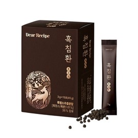 자연방목 흑염소환 흑침환 피로회복 아르기닌 (3g 15포) Natural Pasture Black Goat Health Supplement Black Ginseng Tablet Fatigue Recovery Arginine (3g 15 Packs)
