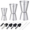 RUIJIE Set of 3 Cocktail Measuring Cups Stainless Steel Bar