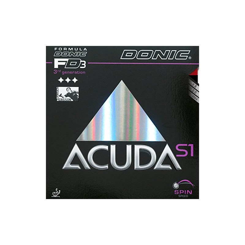 DONIC Acuda S1, TT rubber, NEW, OVP, incl. delivery