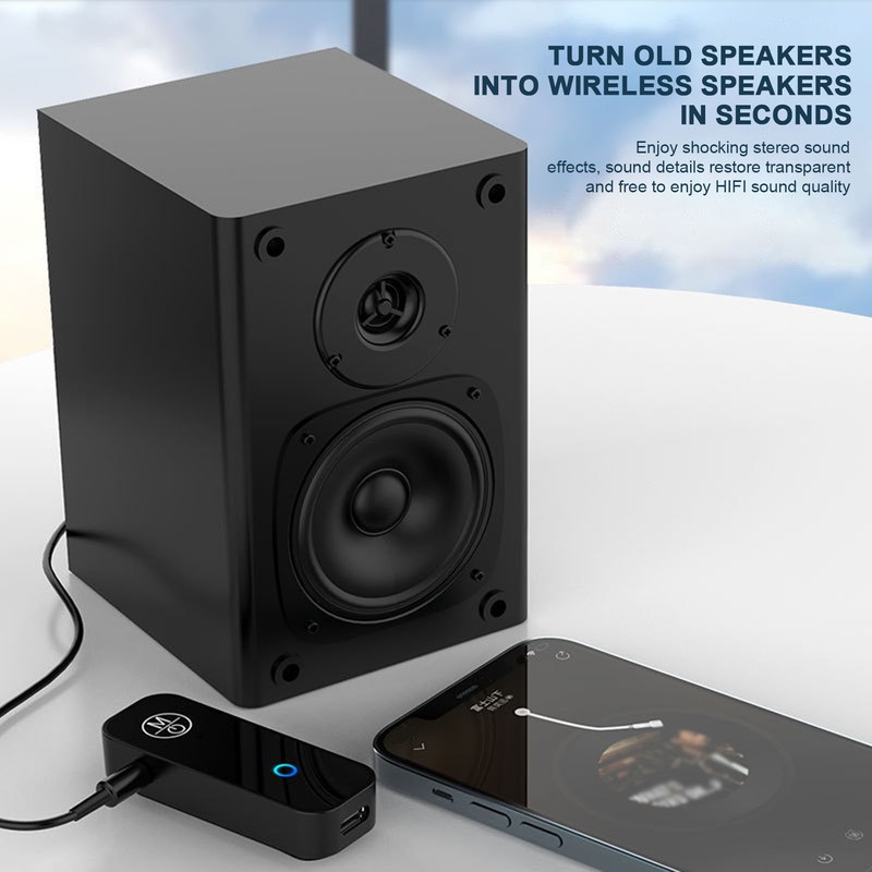 Bluetooth 5.1 Sound Receiver Transmitter 2 in 1 Noise Reduction