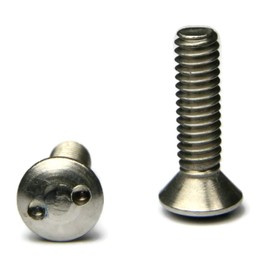 18-8 Stainless Steel Spanner Security Oval Head Machine Screws - #8-32 x 1 Qty 100