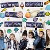 Whaline 30Pcs Space Posters Inspirational Quotes Planet Astronaut Rocket Meteor