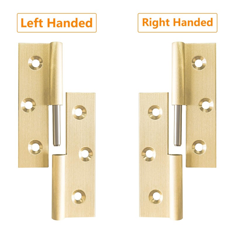 Lift Off Hinge,2 pcs Solid Brass,Right Detachable Hinge,for Window Door
