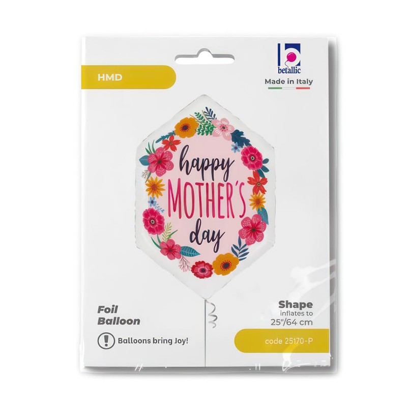 XL Happy Mother's Day Blumen Ballon
