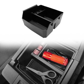 RESTBONE Center Console Organizer Tray Compatible with 2011 2012 2013 2014 2015 2016 2017 2018 Jeep Wrangler JK and JKU Accessories Armrest Storage Interior Box Tray