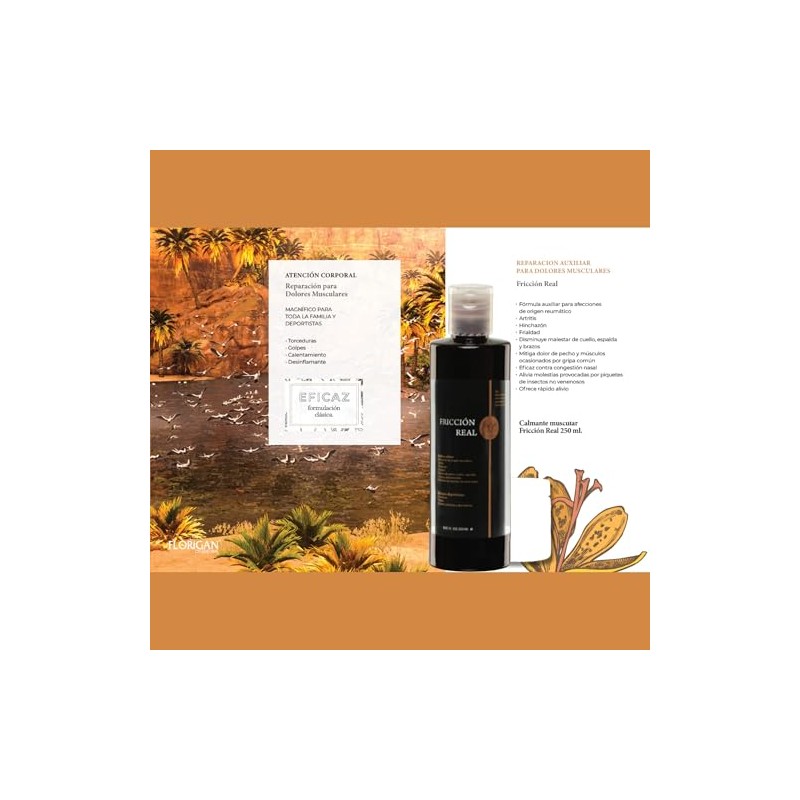 Friccion Real Calmante Muscular Florigan® 250ml.