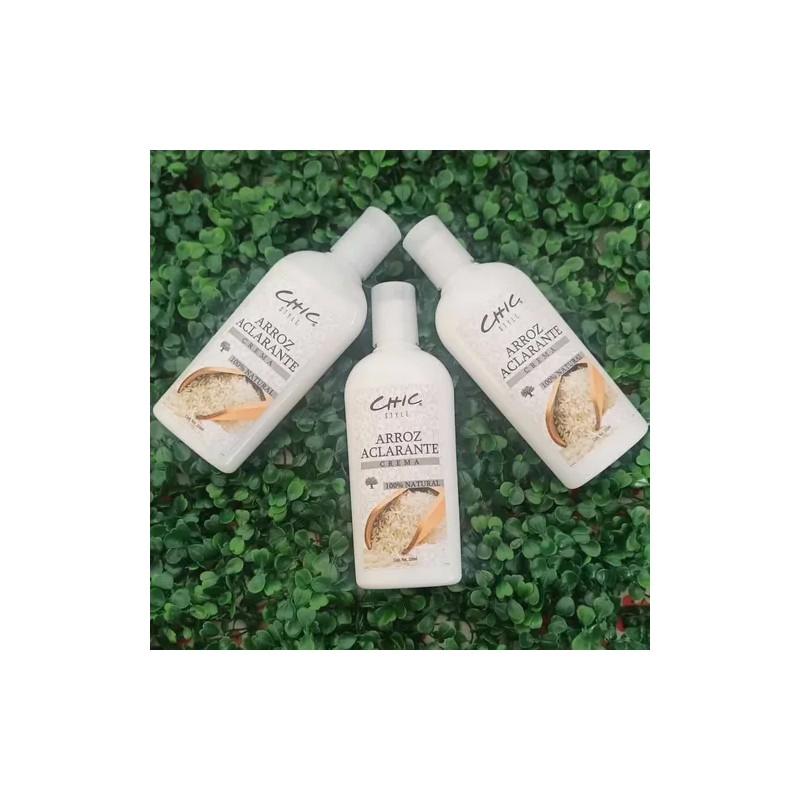 Crema Corporal Aclarante Con Arroz 100% Natural 250ml