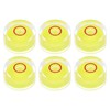 HARFINGTON 6pcs Round Bubble Level 18x9mm Mini Circular Bullseye Spirit