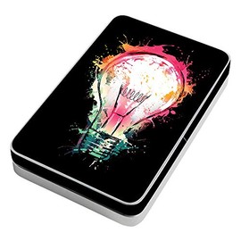 MightySkins Skin Compatible with Lifeprint 3x4.5 Hyperphoto Printer - Idea Splash | Protective, Durable, and Unique Vinyl Decal wrap Cover | Easy to Apply, Remove, and Change Styles | Made in The USA