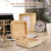 Home Storage Box Accessories Storage, Handmade Bamboo Wooden Soap Holder,