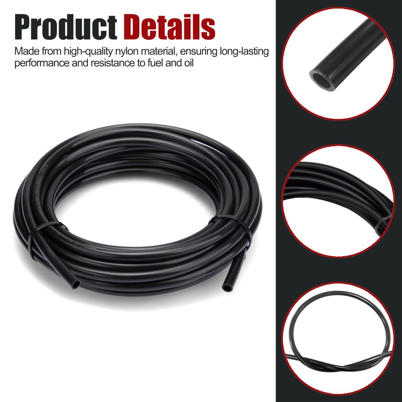 Nylon Fuel Line Universal Fit 800-071 25 Feet Of 5/16