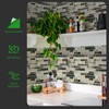 LONGKING Marble Peel and Stick Backsplash for Kitchen, 3D Adhesive