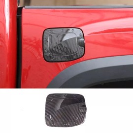car-king888 ABS Carbon Car Fuel Tank Door Cover Auto Part Trim For Toyot-a Tacoma 2016-2022