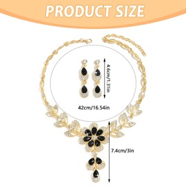 XFSRG Jewellery Sets for Women Pearl Necklace Earrings Sets Stylish and Simple Suitable for Everyday and Party Wear, Alloy Steel
